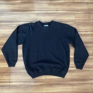 Eddie Bauer Navy Blue Crew Neck Knit Sweater large